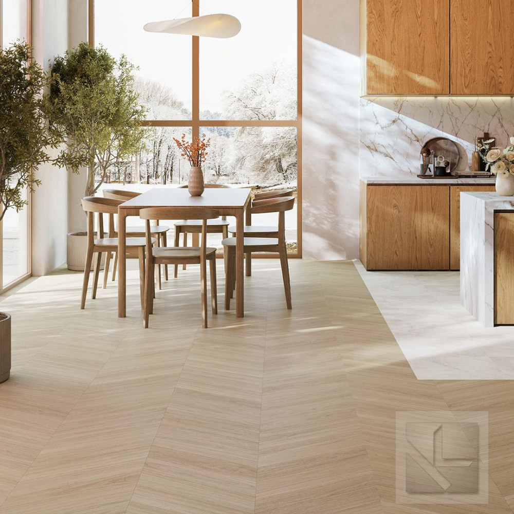 Кварц вінілова плитка для підлоги Parador TrendTime 10 DB Chevron Oak Oxford sanded 1750864